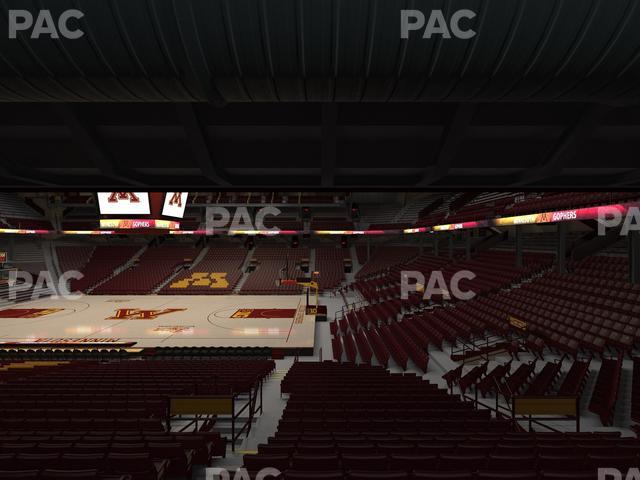 Williams Arena - Section 104 Seat View
