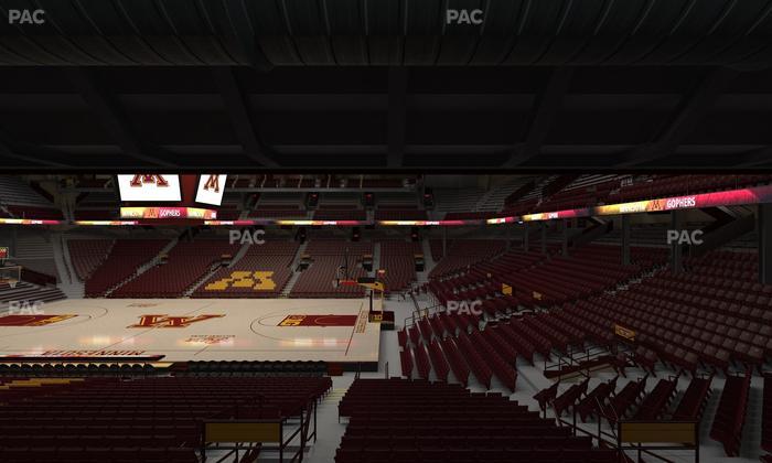 Williams Arena - Section 104 Seat View