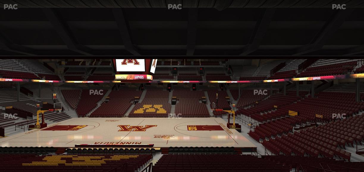 Williams Arena - Section 105 Seat View
