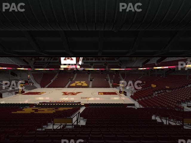 Williams Arena - Section 105 Seat View