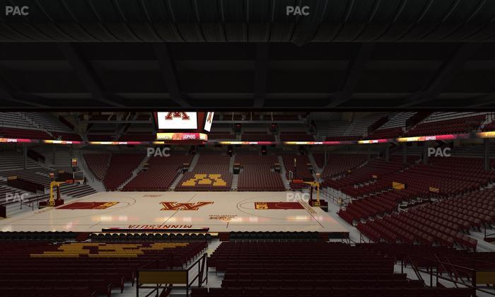 Williams Arena - Section 105 Seat View