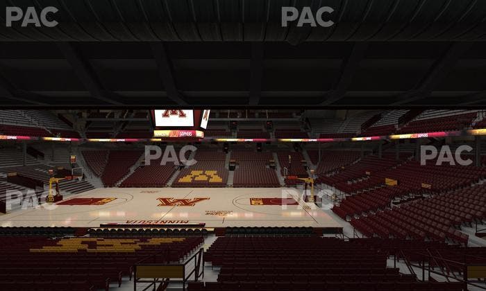 Williams Arena - Section 105 Seat View