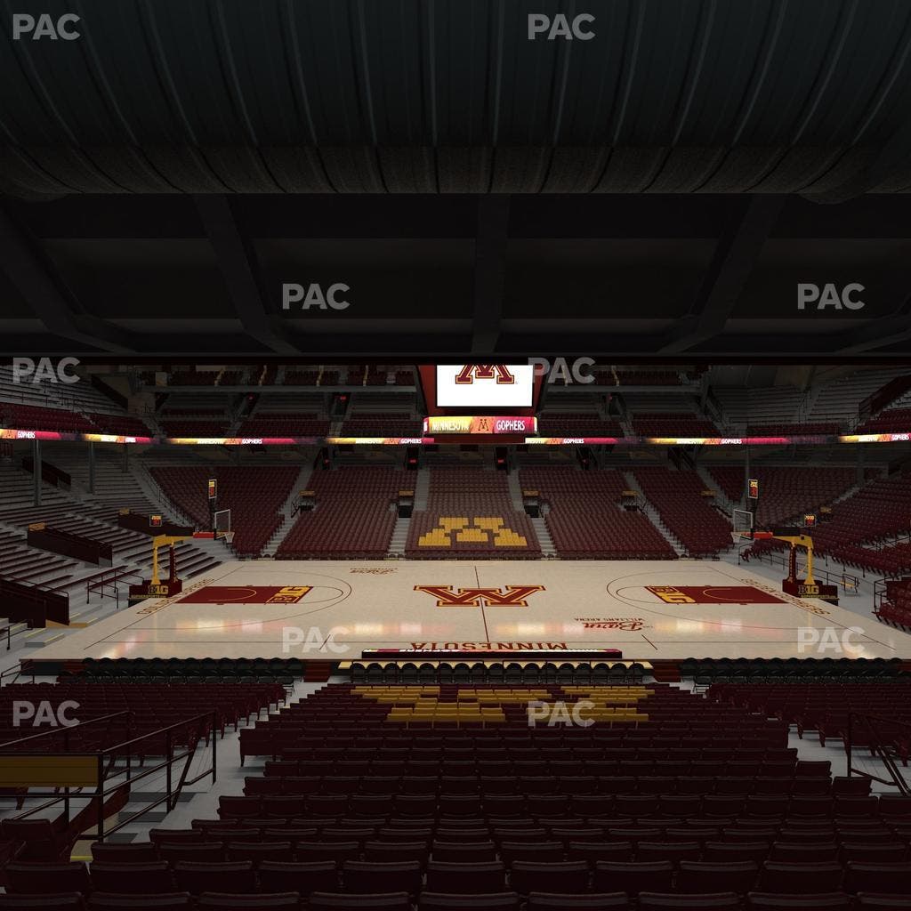 Williams Arena - Section 106 Seat View