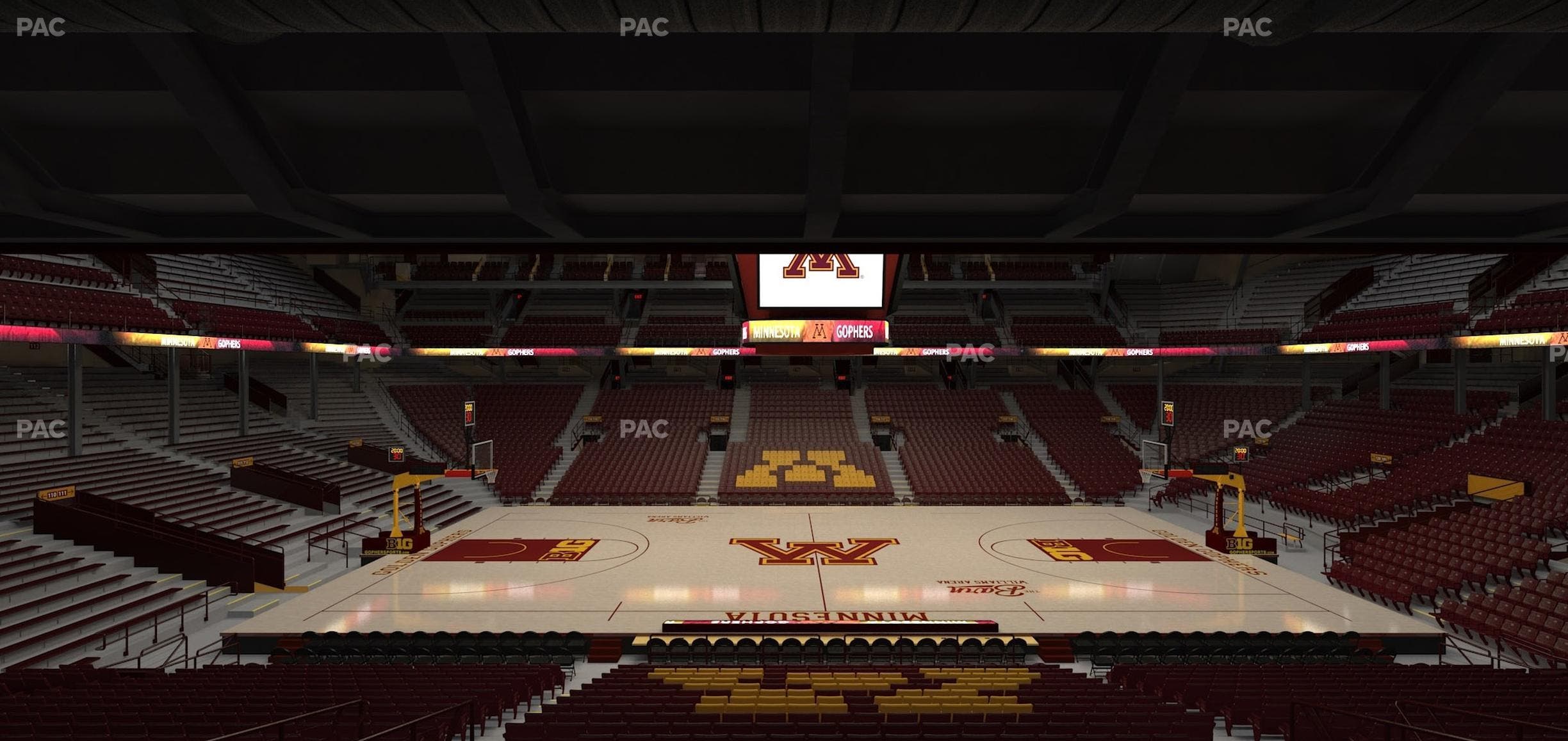 Williams Arena - Section 106 Seat View