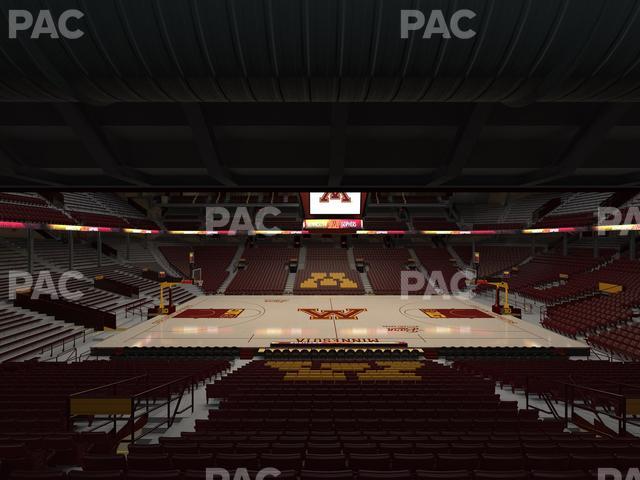 Williams Arena - Section 106 Seat View