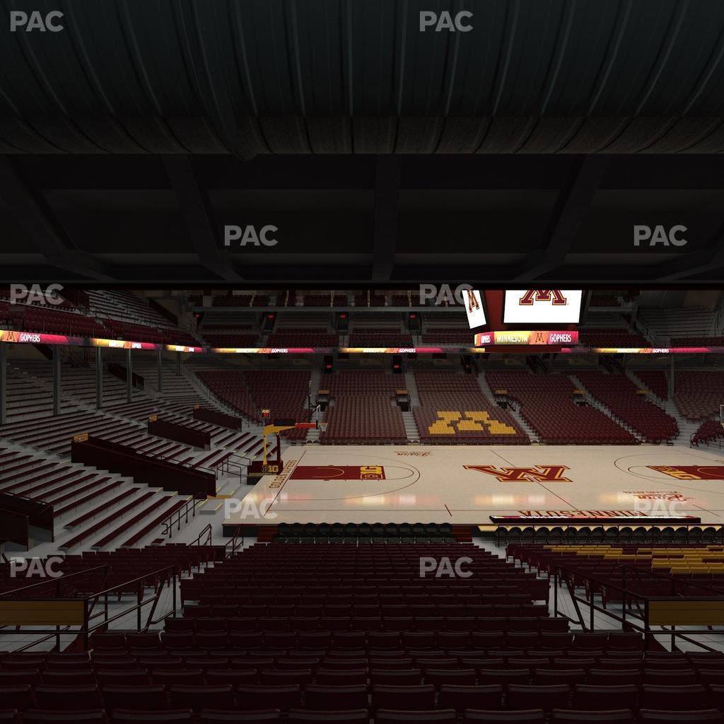 Williams Arena - Section 107 Seat View