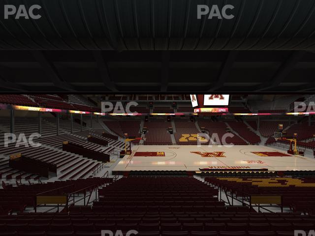 Williams Arena - Section 107 Seat View