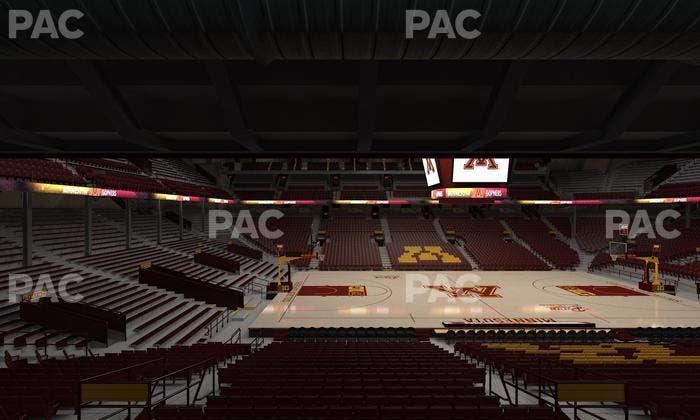 Williams Arena - Section 107 Seat View