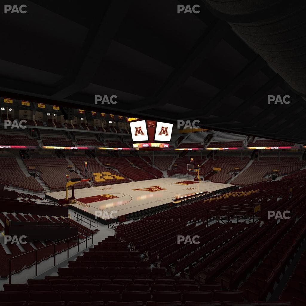 Williams Arena - Section 108 Seat View