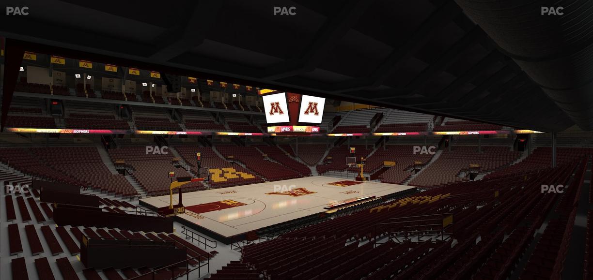Williams Arena - Section 108 Seat View