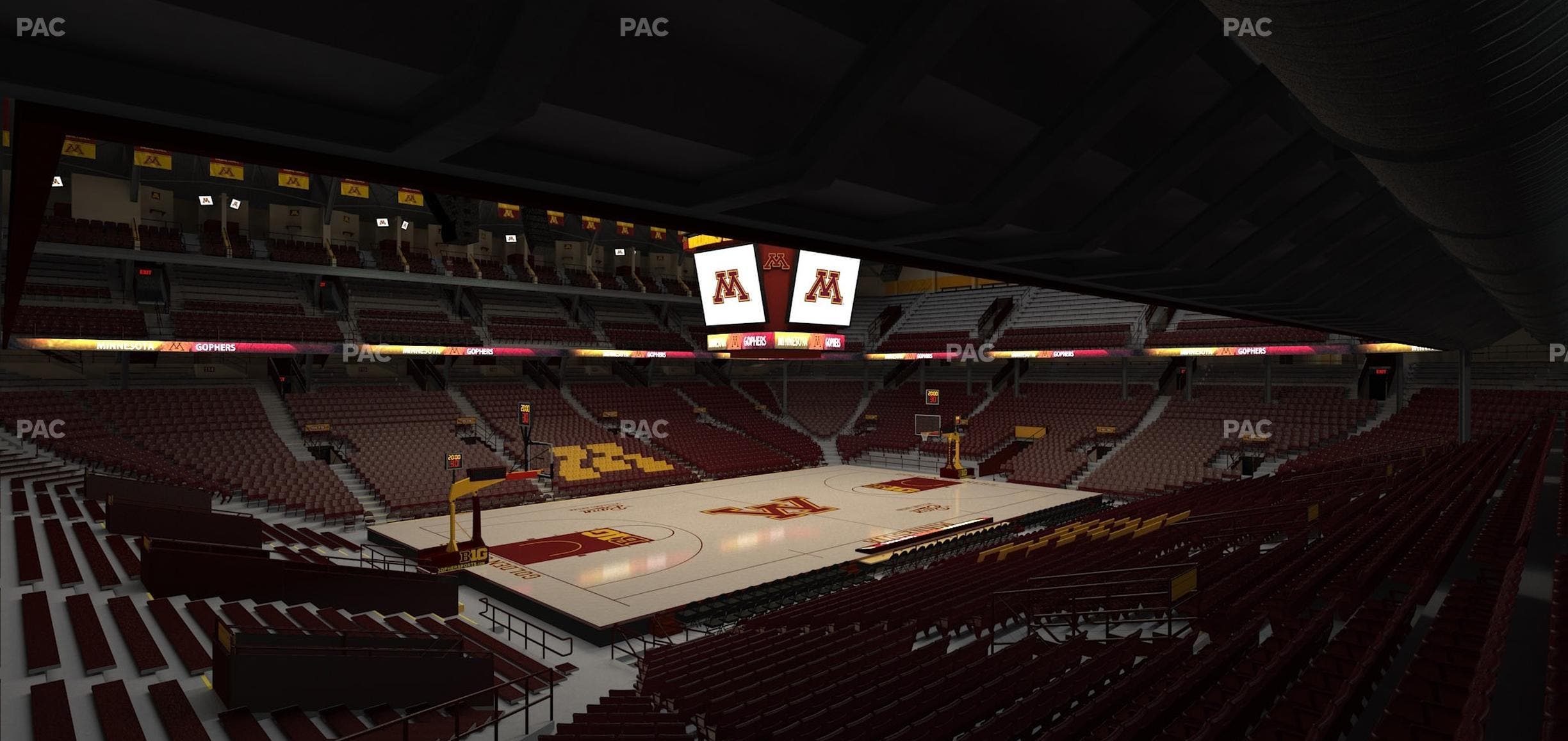 Williams Arena - Section 108 Seat View