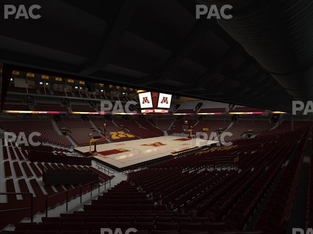 Williams Arena - Section 108 Seat View