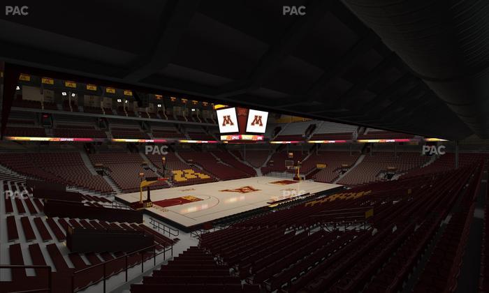 Williams Arena - Section 108 Seat View