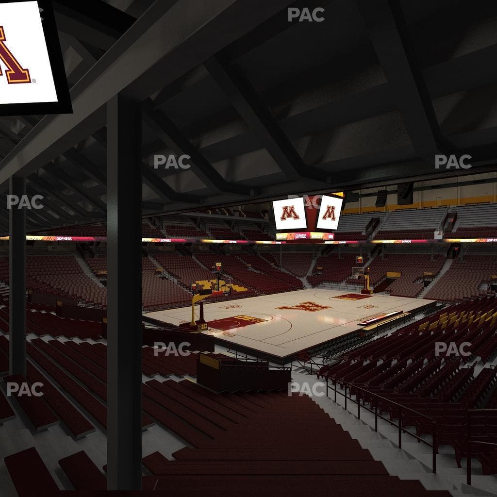 Williams Arena - Section 109 Seat View