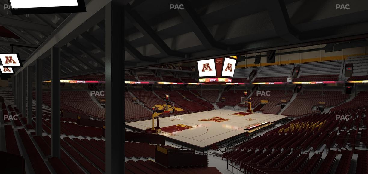 Williams Arena - Section 109 Seat View