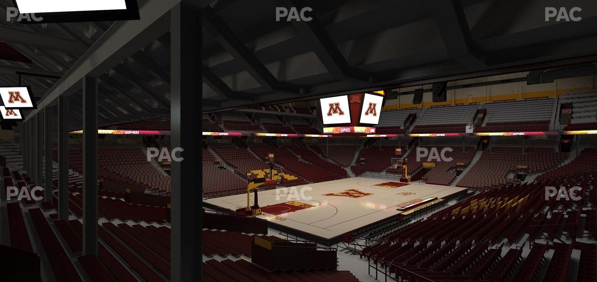 Williams Arena - Section 109 Seat View