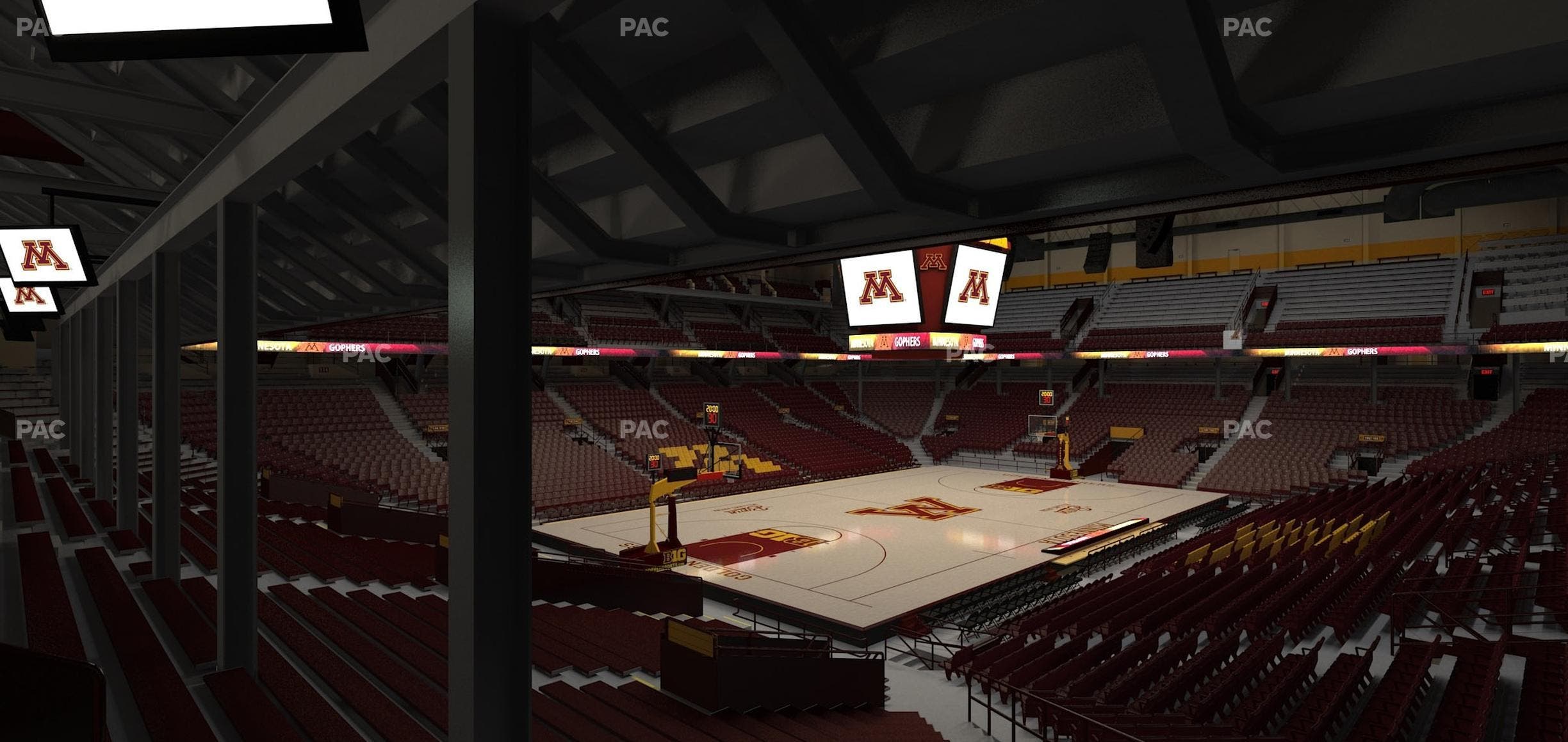 Williams Arena - Section 109 Seat View