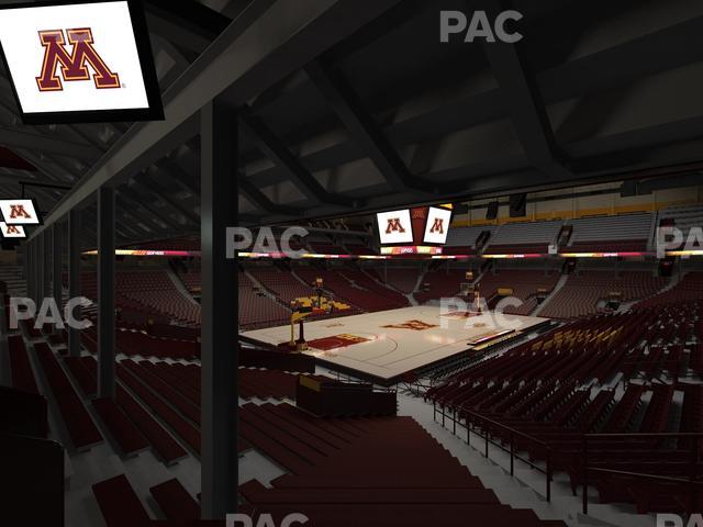 Williams Arena - Section 109 Seat View