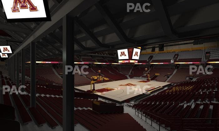 Williams Arena - Section 109 Seat View