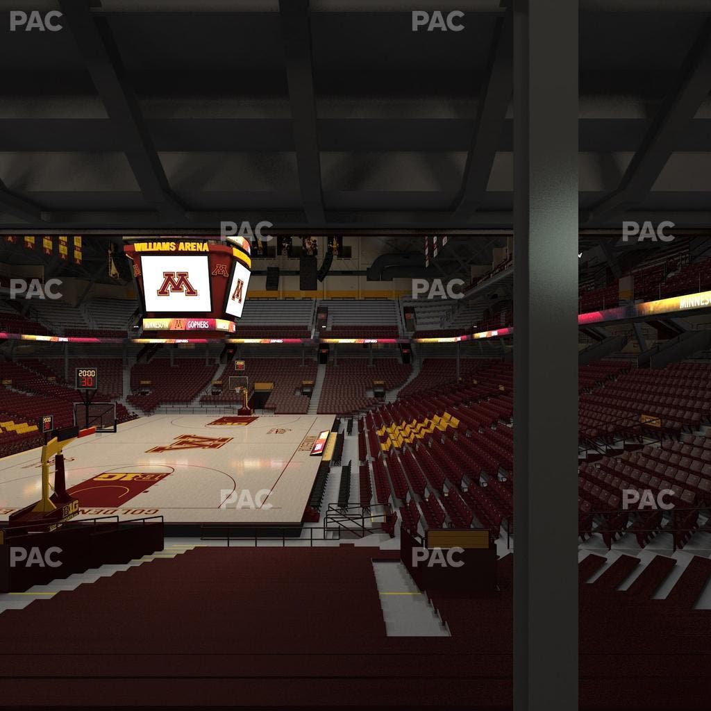Williams Arena - Section 110 Seat View