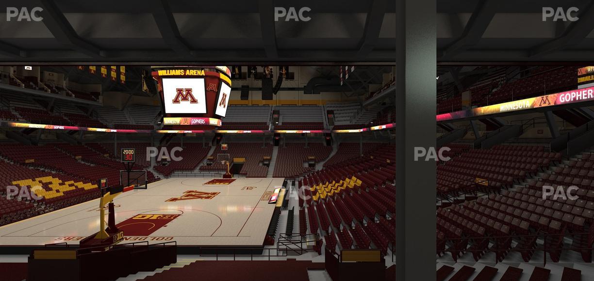 Williams Arena - Section 110 Seat View