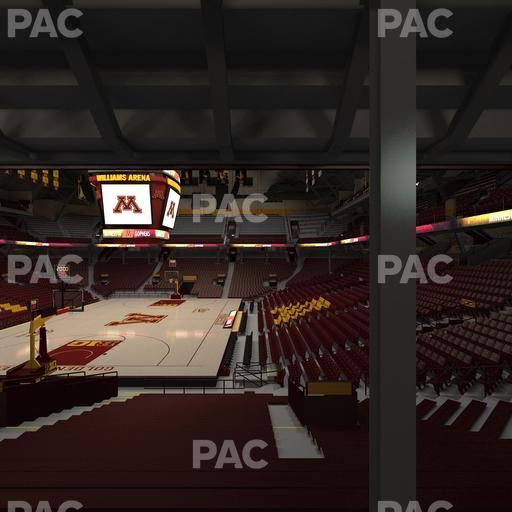 Williams Arena - Section 110 Seat View