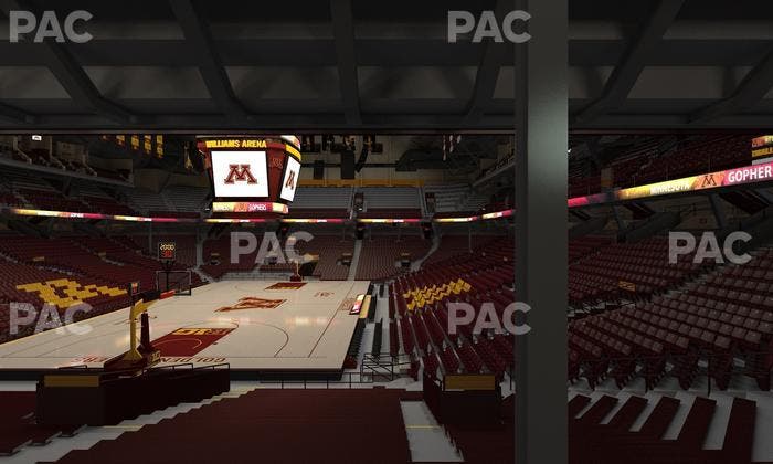 Williams Arena - Section 110 Seat View