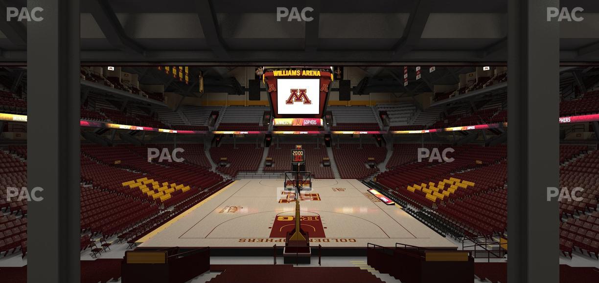 Williams Arena - Section 111 Seat View