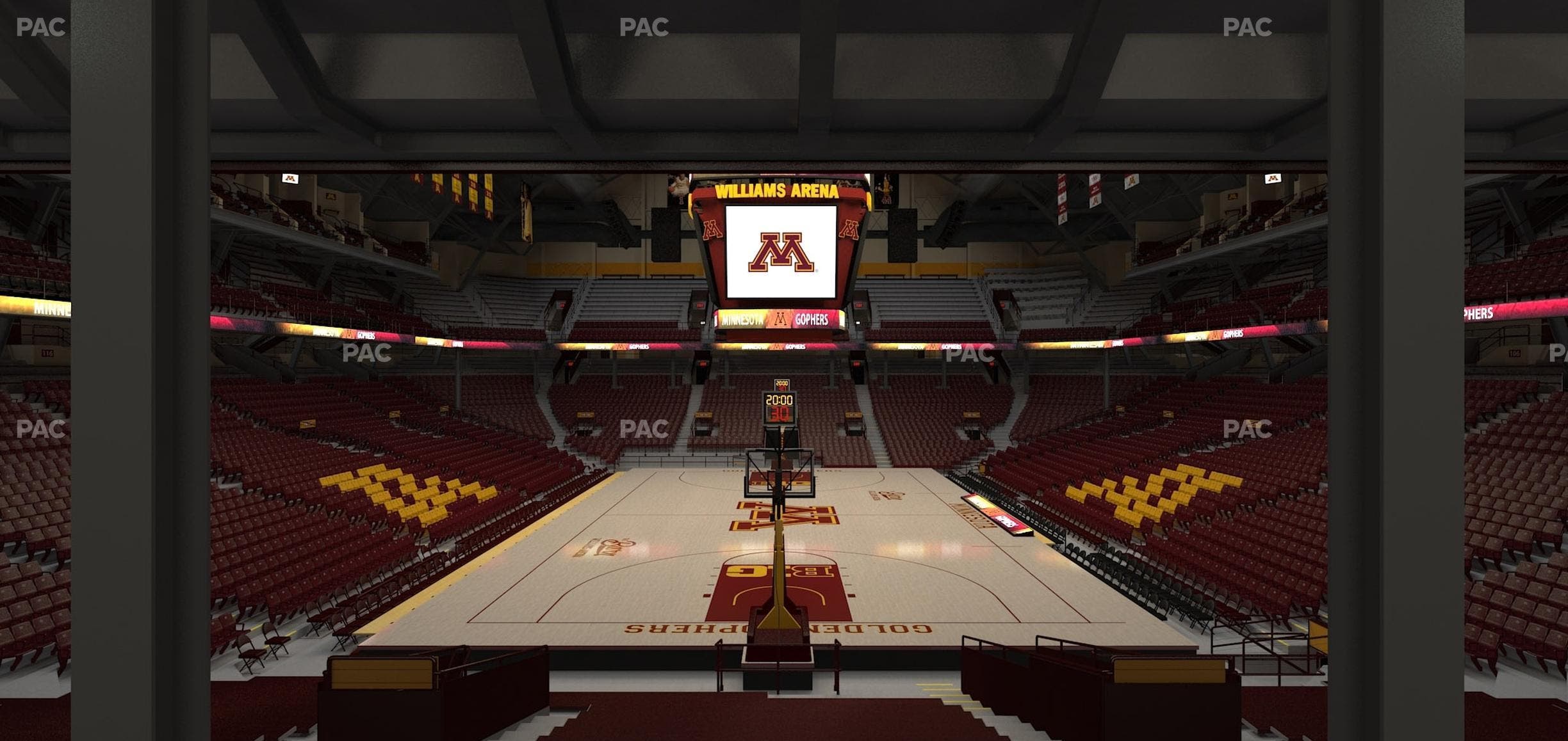 Williams Arena - Section 111 Seat View