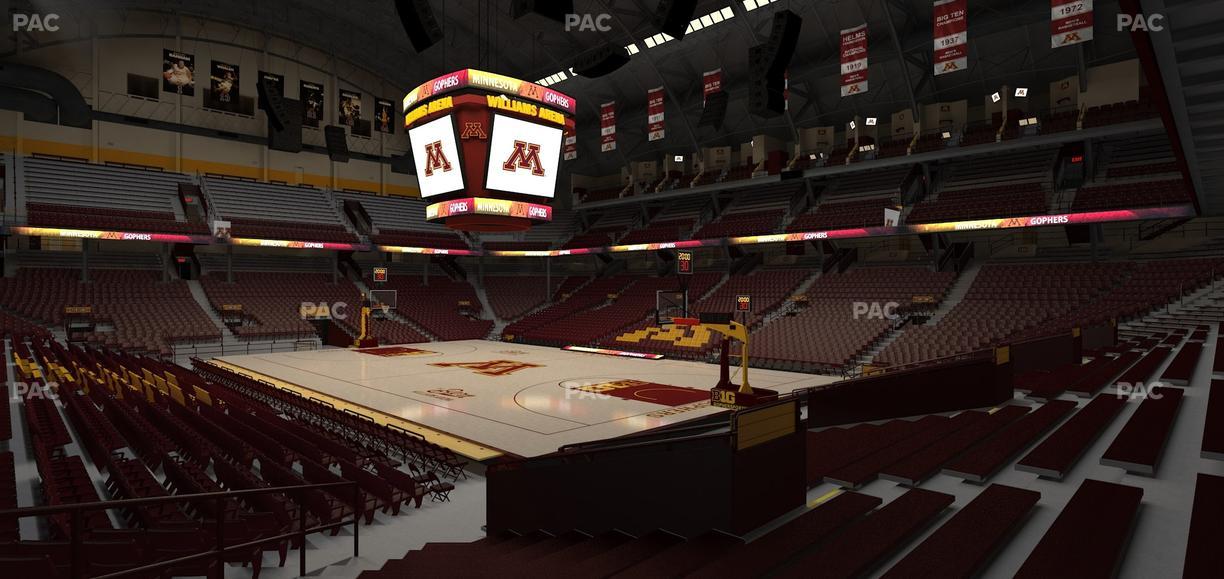 Williams Arena - Section 112 Seat View