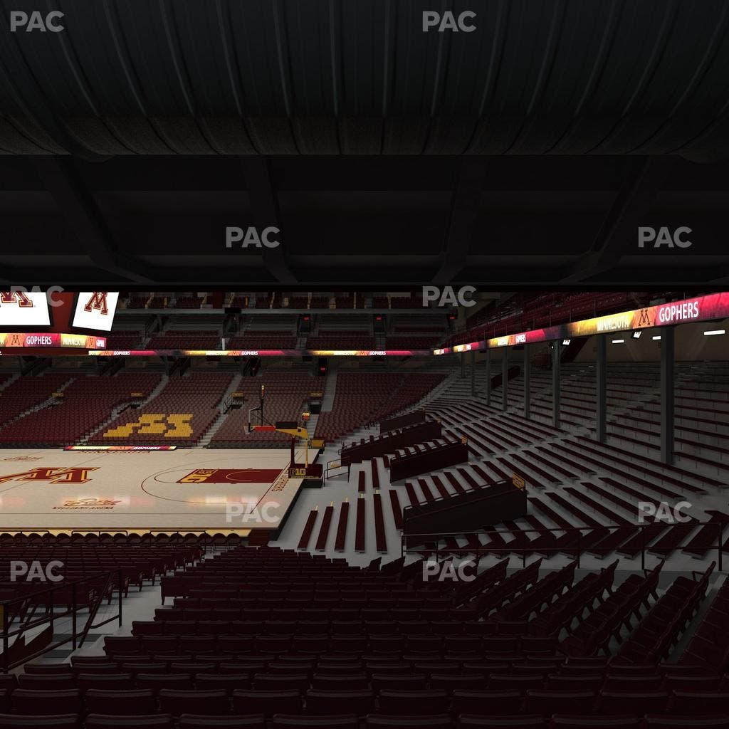 Williams Arena - Section 114 Seat View