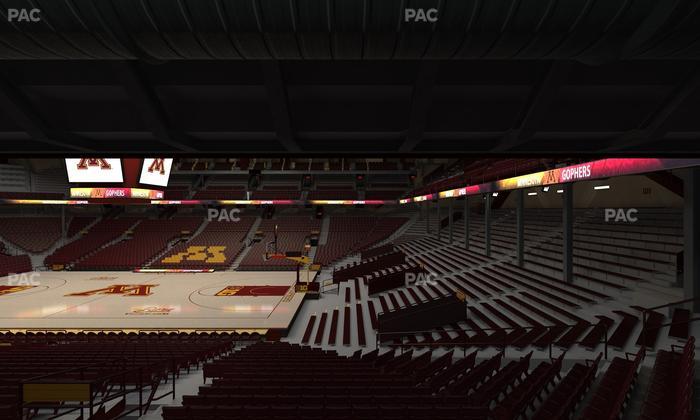 Williams Arena - Section 114 Seat View