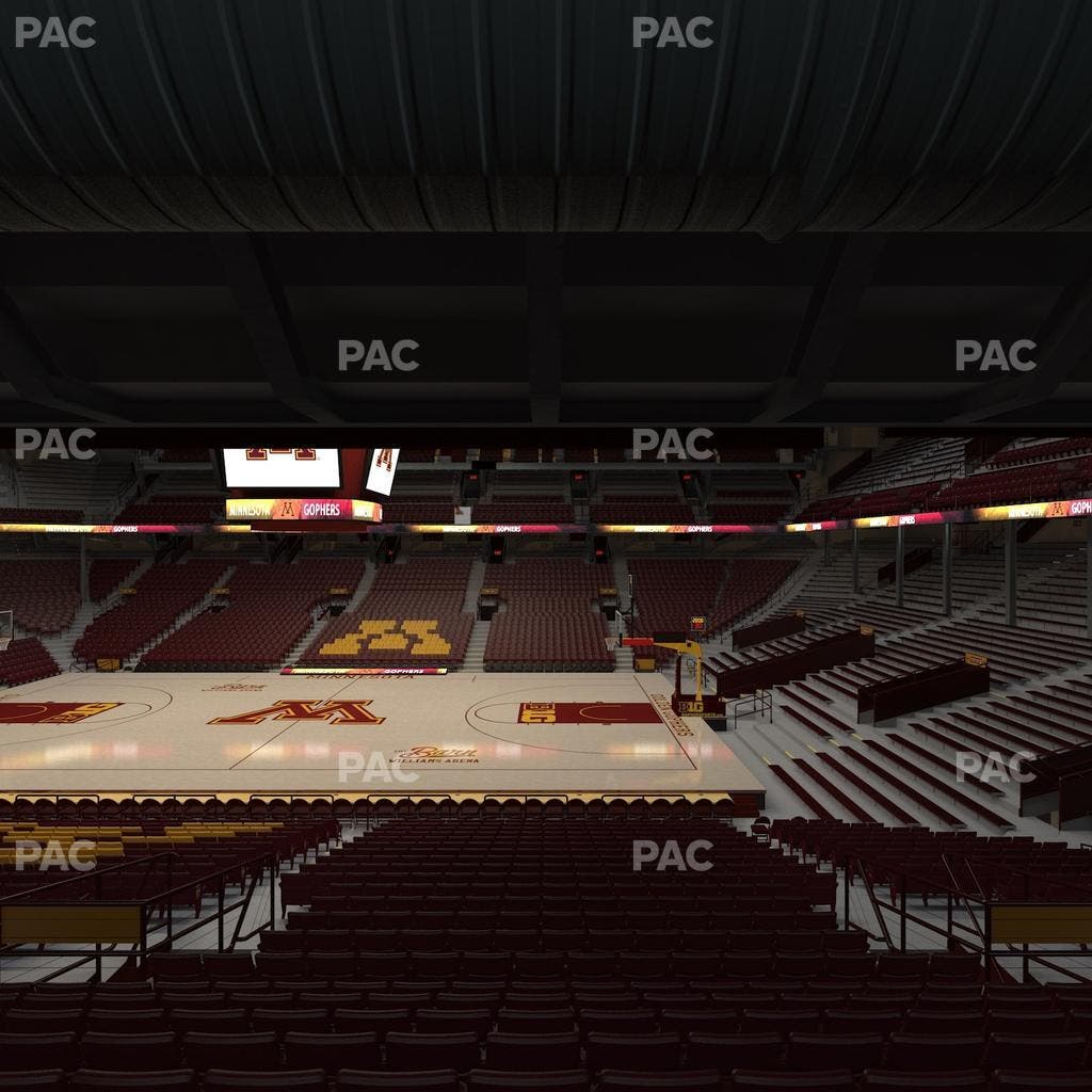 Williams Arena - Section 115 Seat View