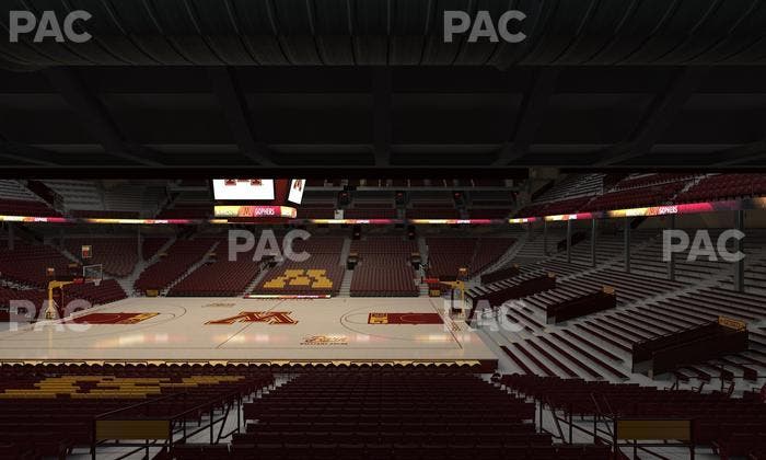 Williams Arena - Section 115 Seat View