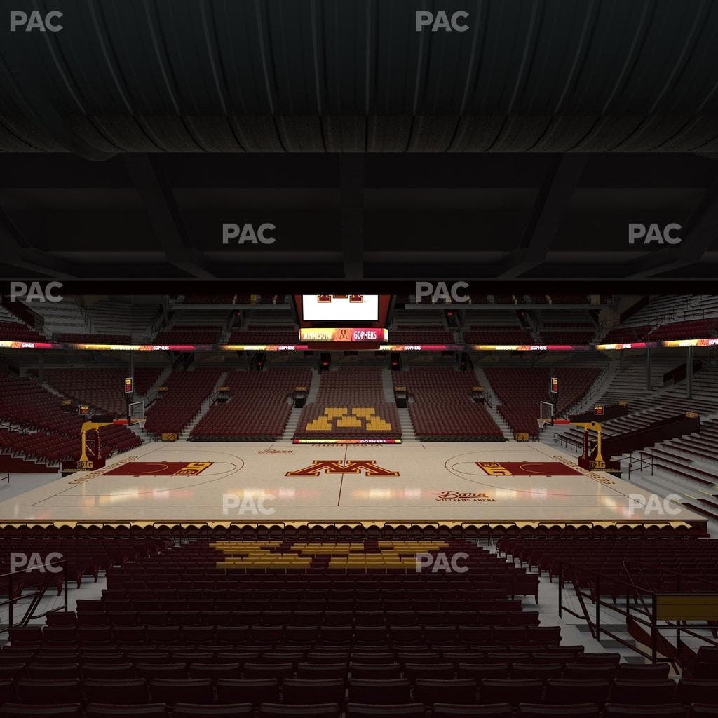 Williams Arena - Section 116 Seat View