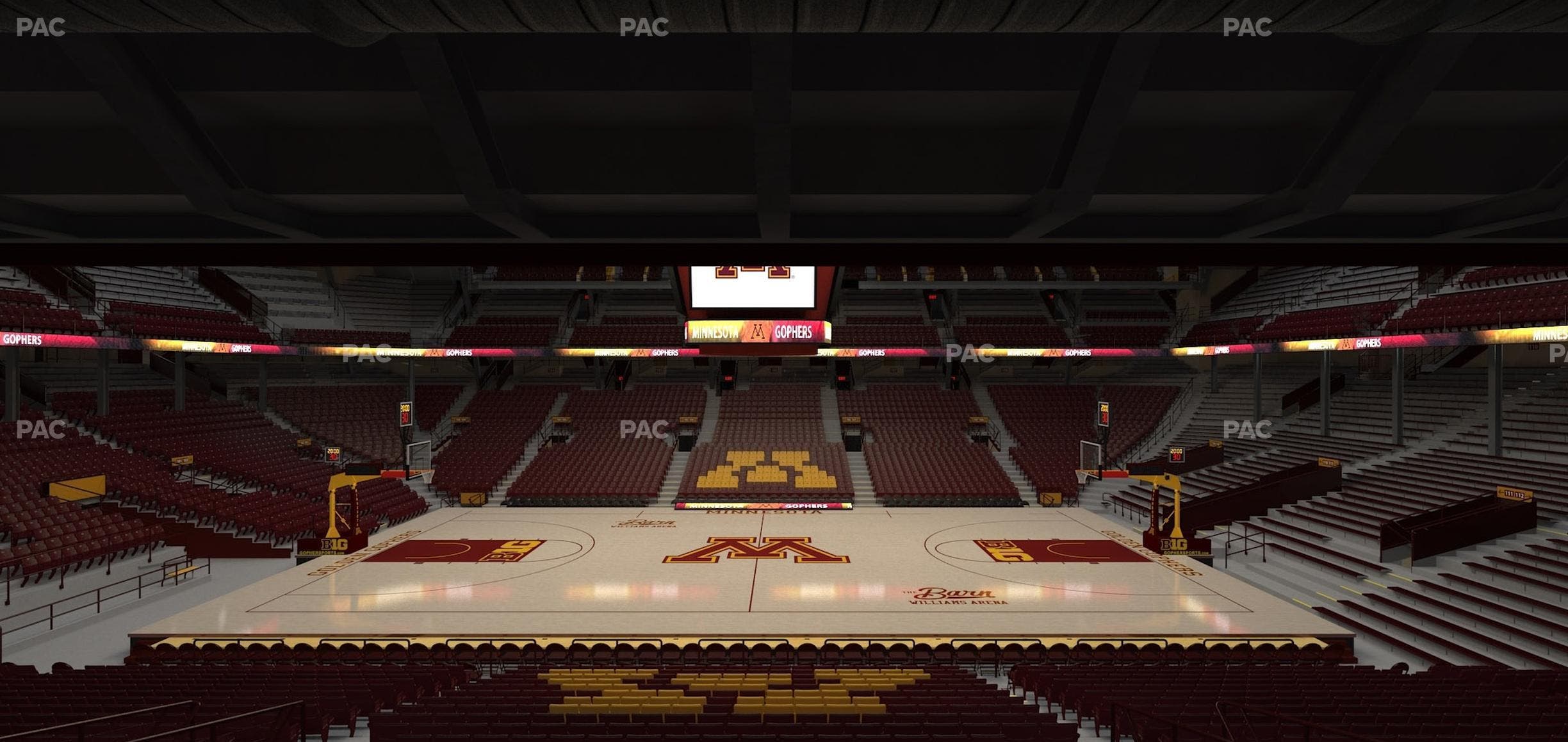 Williams Arena - Section 116 Seat View