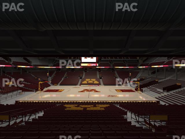 Williams Arena - Section 116 Seat View