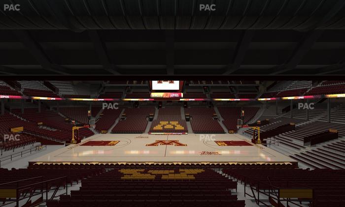 Williams Arena - Section 116 Seat View