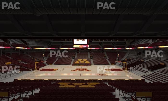 Williams Arena - Section 116 Seat View