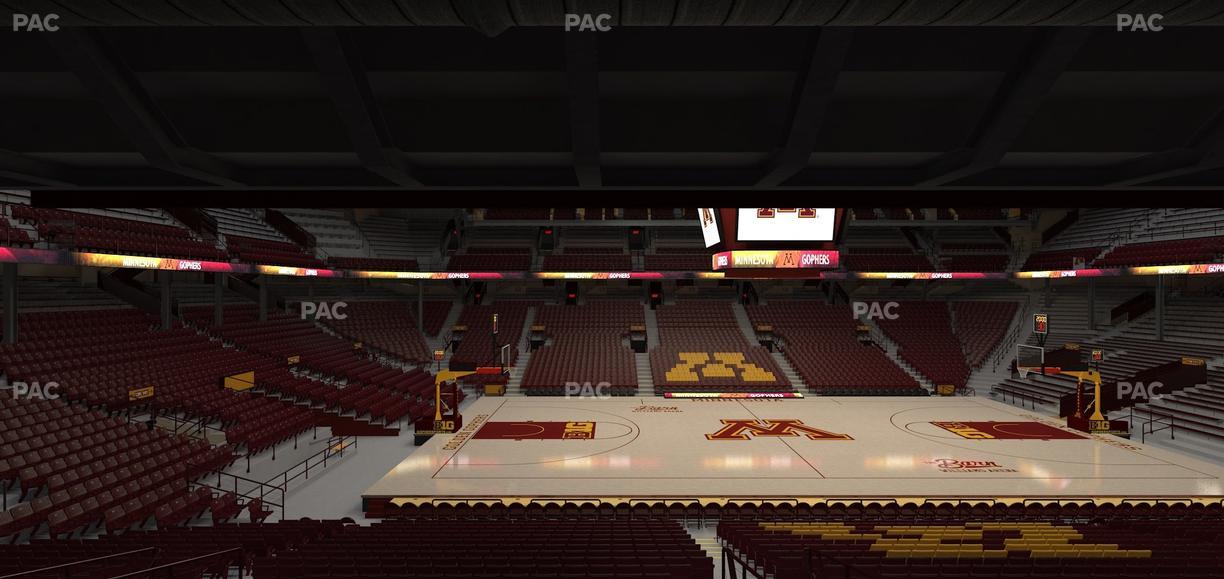 Williams Arena - Section 117 Seat View