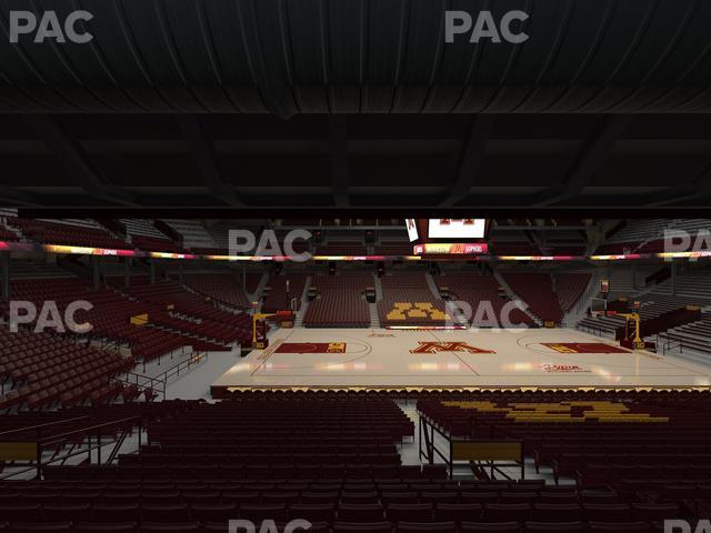 Williams Arena - Section 117 Seat View