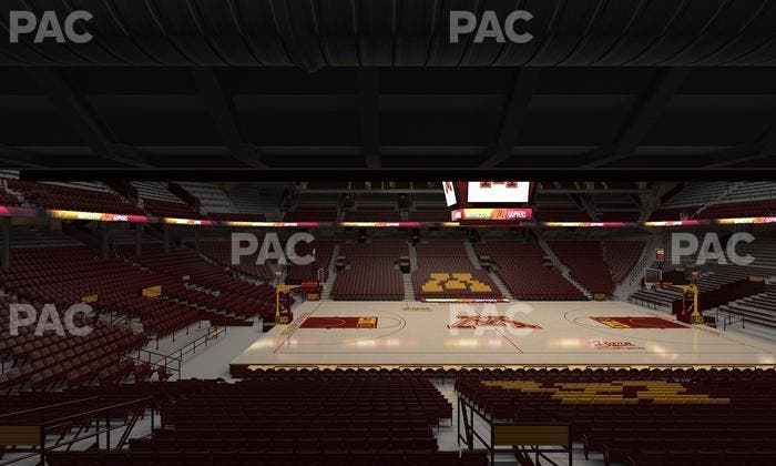 Williams Arena - Section 117 Seat View