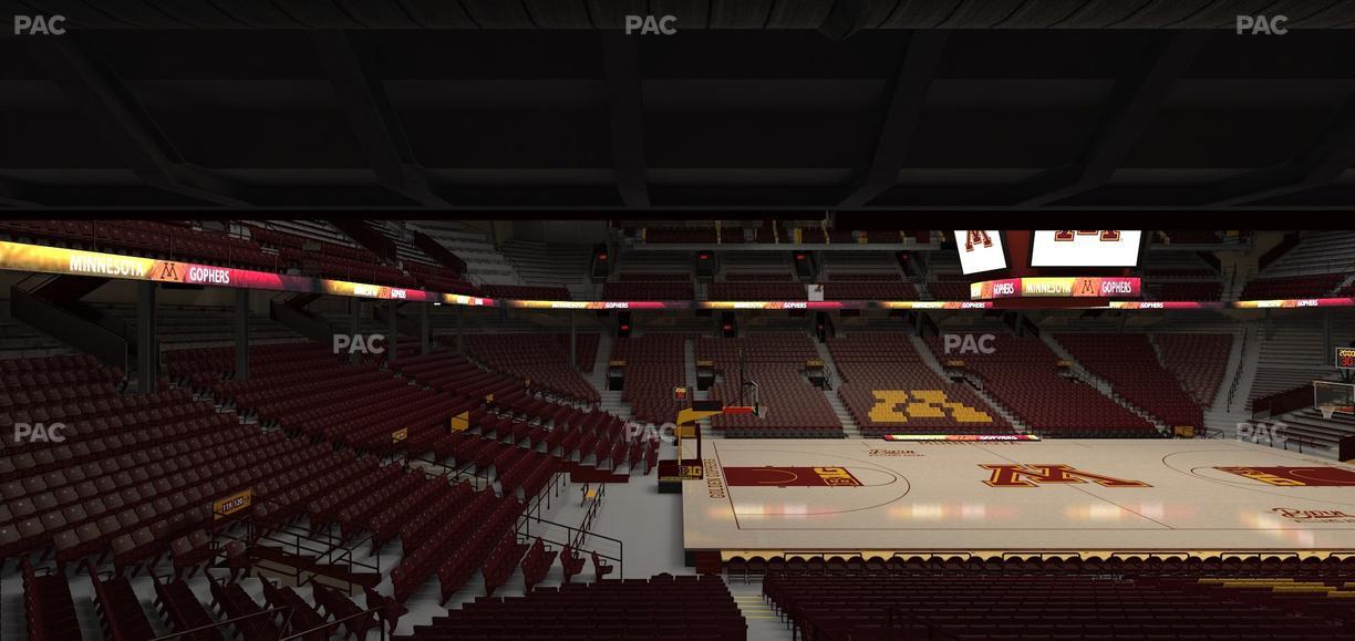 Williams Arena - Section 118 Seat View