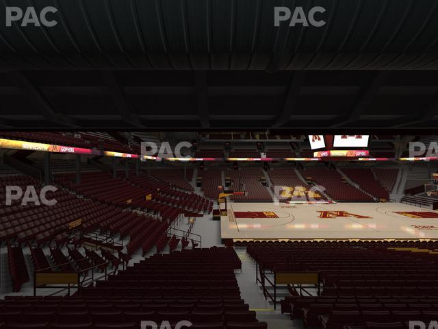 Williams Arena - Section 118 Seat View