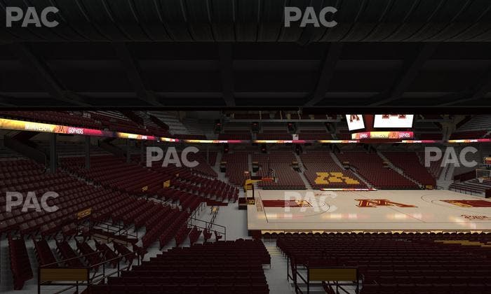 Williams Arena - Section 118 Seat View