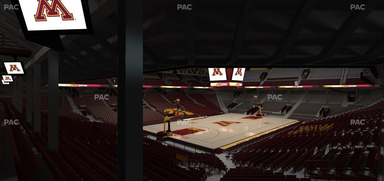 Williams Arena - Section 119 Seat View
