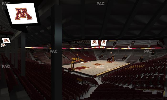 Williams Arena - Section 119 Seat View
