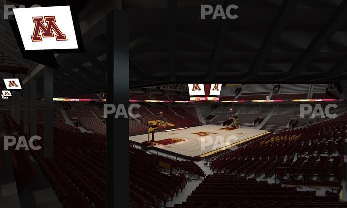 Williams Arena - Section 119 Seat View