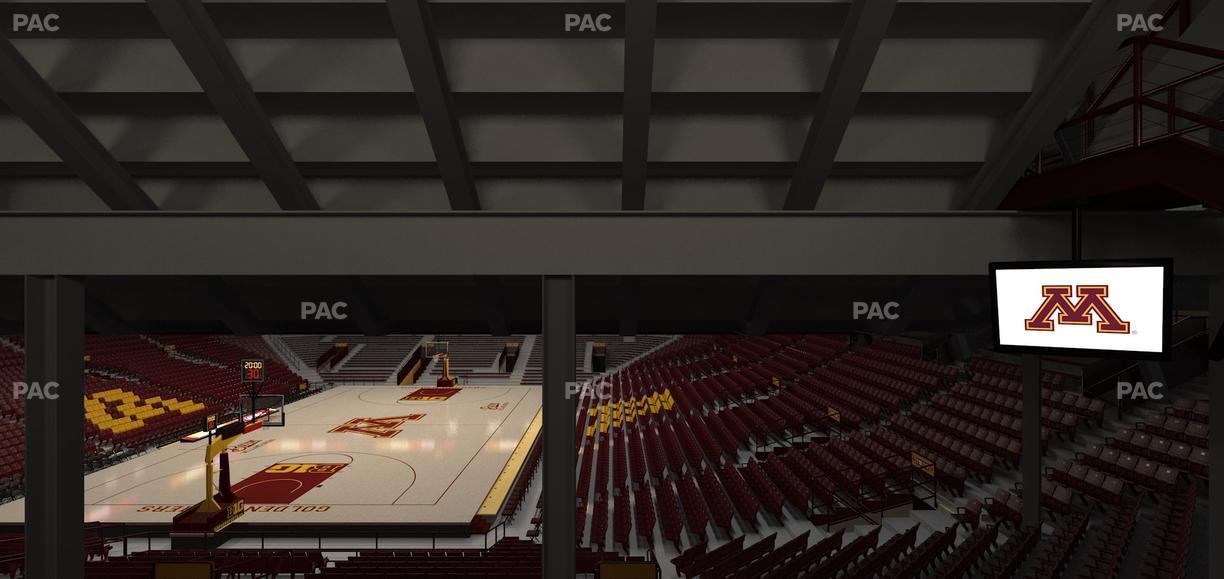 Williams Arena - Section 120 Seat View