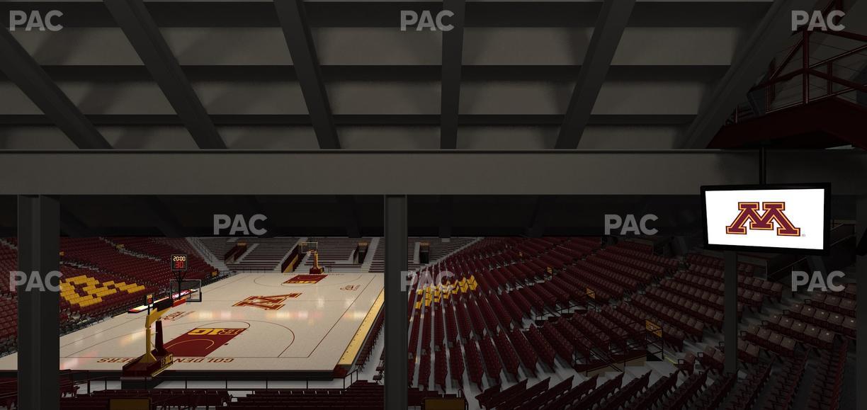 Williams Arena - Section 120 Seat View
